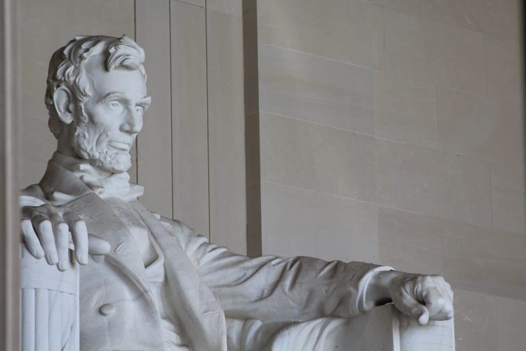 Statue of Jefferson in Washington DC great for presidents day for kids